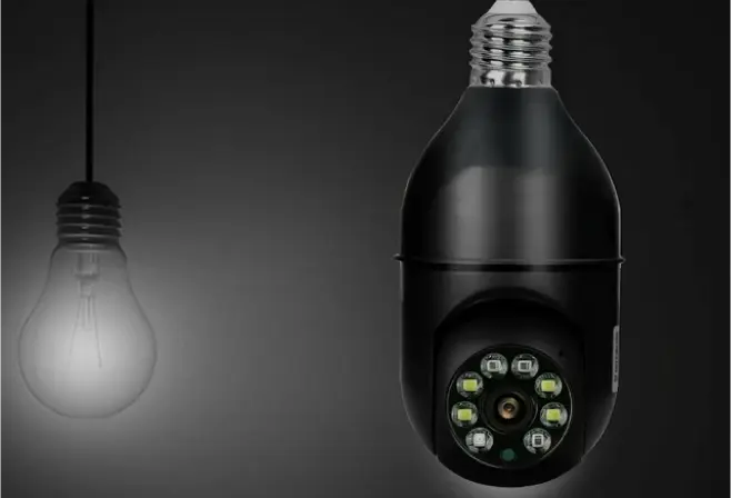 easylhab 360 DEGREE PANORAMIC WIRELESS AUTO TRACKING BULB PTZ CAMERA image